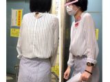 【高画質】見えた？！スレンダーメガネ美人のムッチリ大きいデカ尻を後ろから視姦して精子ぶっかけ逃走妄想【375】