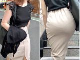 《超・美尻！！！》 No.1052【ピチピチなタイトスカートから美尻とHなレースパンティーを見せながら出勤するOL】