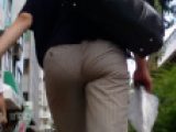 パンツスーツスタイルな肉尻ギャルOLさん！237