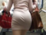 《第二十一回・この果実（尻肉）は一級品です！！！》【超美人女子大生のPerfectなミニタイトワンピース】