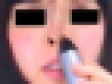 プレミア★ノーズＸＸ　鼻毛カッター処理で鼻穴拡張