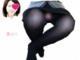 【初登場】※顔出し※美人○○レディーの黒タイツから見えたセクシーパ〇ツ