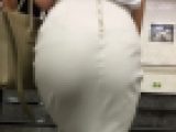 《高級OLの美ヒップ》 No.1666【後ろチャックも欲情させる抜群のスタイルスカート着衣尻】