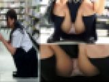 もっこり恥丘が卑猥な制服女子のPをM字でじっくり堪能対面Pチラ～FHD動画～