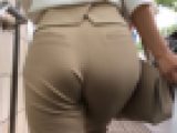 《肉厚・濃厚なヒップ！！！》 No.1697【着飾ったパンツスタイルの理想的な形】