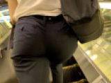 天然桃尻パンツスーツ美人OLのキレッキレなエロHIP167