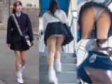 隣人J2年K 初秋→冬 登下校パンチラ 脱衣盗撮 5-1
