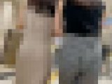 【通スピ＆スロー】着衣お尻様ペアシリーズ！どちらのお尻も魅力的！