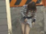 スカートに虫が1-1