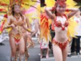 【写真】 百花繚乱！商店街で熱狂する煉獄の女子大生サンバダンサーチーム vol.1　高画質220枚！