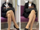 長編シリーズ481 S級美人スーツお姉さんの対面エロ過ぎるパンスト美脚