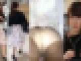 4K bomb441 極上美人☆花柄スカ清楚系JDの透け透け純白P　エスカめくり