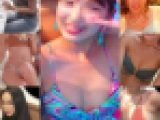 水着と私服26　美人おねえさんの水着はおっぱいが際どくて男性陣はビックリでした！
