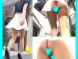 ❦真っ赤な喰い込みTバックを魅せつけるwwwミニスカ美脚お姉さんを盗撮！！❦