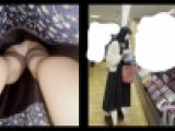 【 スマホで逆さ撮り128】10代の生脚生パンティと若人妻のナチュストパンティ 若いっていいよね【2名収録】