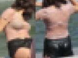 乳揺れＰライン尻！公園でびしょ濡れ