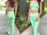 2K動画 スレンダー美人お姉さんの体のライン１