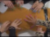 爪フェチ　ネイルを付けた女性たちに脇や首、腹をくすぐられるf273