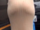 Fさんパート3　パンティーライン　透け　尻