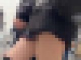 【通スピ＆スロー】二次元的着衣レッグ様！ギリなミニスカ、生足に大接近！
