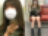 美味しそうな生脚をたっぷり見せてくれる可愛い女子大生（其の二）