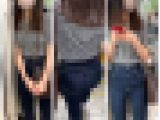 【デカ尻デニム美尻女】長身で美人のデカ尻女の登場です！しかも顔が超綺麗でドエロい。最高の淫乱キュートでセレブ感漂う女【681】