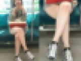 エッチな生脚で興奮させてくれた高級ブランド大好きなお姉さん（後編）