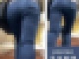 【1157】わしゃぁ～おまへをでっかいショルダーバックパカパカさせて歩くムスメに育てた覚えは無い！ピチピチスキニージーンズ女子