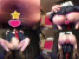 ♡ヒョウ柄♡ギャル尻アナル♡Iバックパンティ♡