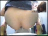 素人グラドルＭ字開脚和式便所 #032