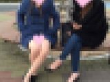 某大学敷地内にて望遠カメラで隠し撮り