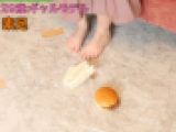 【FC⑩】素足×サンドウィッチ、ハンバーガー　フードクラッシュ