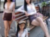 【谷間全開www巨乳セクシーお姉さんを粘着して盗撮！！】