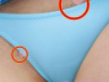 【剃り跡】コミケの美人レイヤーカミソリ負け！加護〇依似のデカ尻！