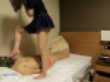 HDC Produce １７６センチ高身長巨乳美女桃香様のＭ男踏みつけ言葉責め調教