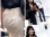 【再販商品SALE】大人びたエロギャルがまだあどけないむっちりしたエロ尻を突き出す！光の加減で本日のパンティーお目見え【16】