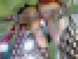 透明椅子ローアングル18ミニスカ＆水色Tバック