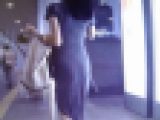 正統派セクシー美女が布生地ピタピタワンピ着て美巨尻をプリつかせて歩いてるよ
