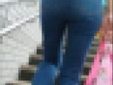 【食べ頃ヒップ】20代女子大生むっちりデニム尻2