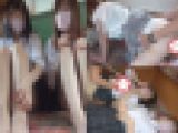 なりたてほやほやのJD二人組がお友達のお隣で赤貝から愛液垂らして何も言わずに生挿入！二人に精子を中出し！②