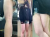 真っ白エグ尻とハイパーハイレグショーパン