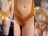 【フェチ動画】金色変形水着美女と股間丸出しの爆乳ミニスカストッキング！？東●オート●ロン2022　長尺81分の決定版！vol.5