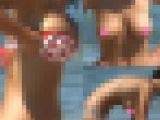 【フルHD】海水浴場で突然ブラを外して！１２ ノーブラ爆乳