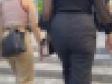 180cm超えのワガママエロ爆尻！圧倒する肉体＋パンティラインも見せつけて男を挑発！ 下品なパンツスーツお姉さん編