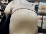 【4K】暖かいからコート脱いだら透けPしてる