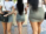 【フルHD】タイトミニが張り付くデカ尻！