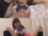 おじさんが大好きなあやちゃんは、制服を着て、年の離れたおっさん彼氏と手コキ&素股&濃厚フェラをしている件