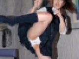 ◆素人投稿動画 元空手〇〇の部ガチ日本一の強くてかわいいコがザーメン飲みまくりです 【Part.04：強力な蹴りを披露してくれて