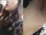 美人JDのドアドンツル腋を凝視
