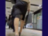 高身長かつ迫力のタイトスカート美女OLさんをじっくり追跡！